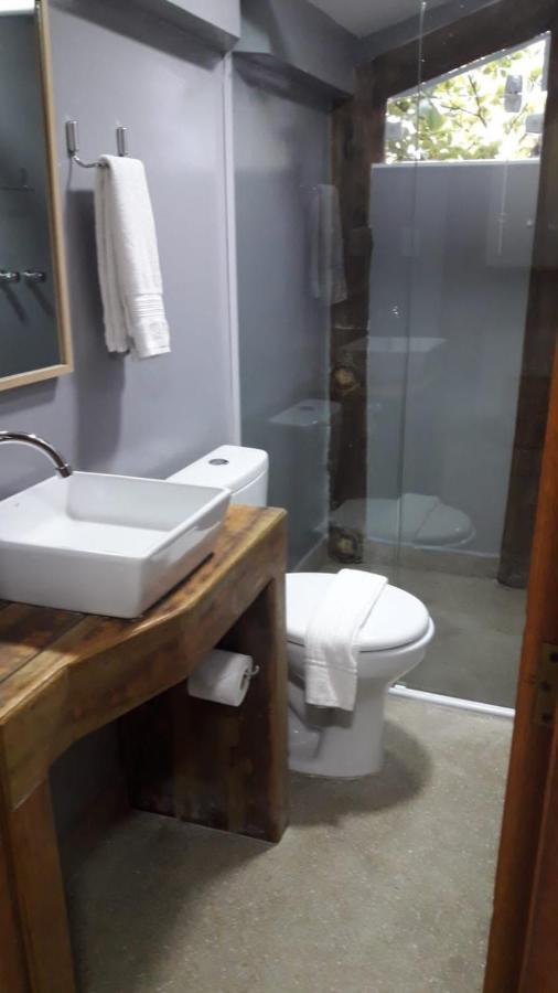 Pousada Pe Na Areia Vila do Abraao Bagian luar foto